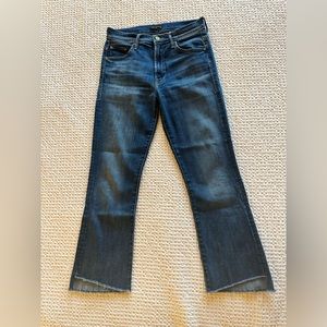 MOTHER DENIM Insider Step Crop Fray - 26